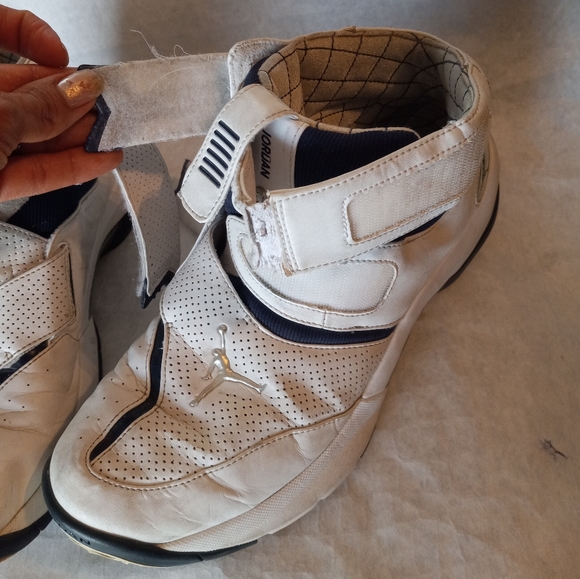 Nike Men's Air Jordan T4G 313527-102 White Blue Basketball Shoes Sneaker… - Picture 10 of 10